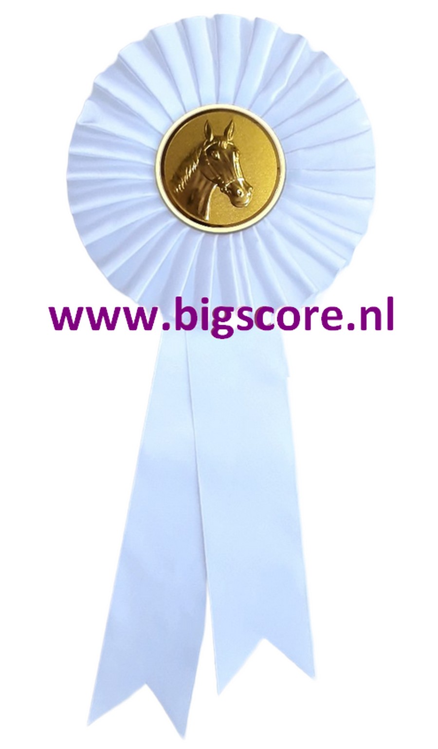 Rozet 2 Wit LAATSTE 4 STUKS OP=OP!!